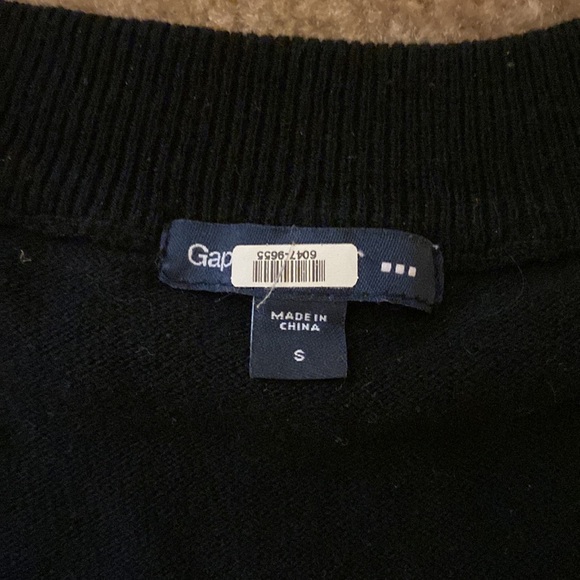 GAP Black and White Stripe Sweater Dress - Picture 7 of 7